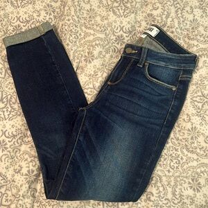Paige jeans. Size 26. Dark wash. Like new, worn once.